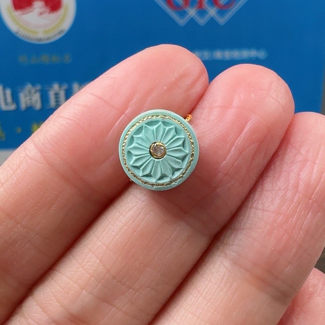 绿松石珠宝奇石未镶嵌