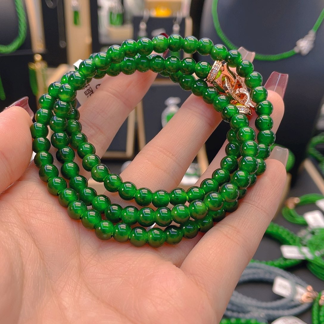 翡翠项链未镶嵌卡6