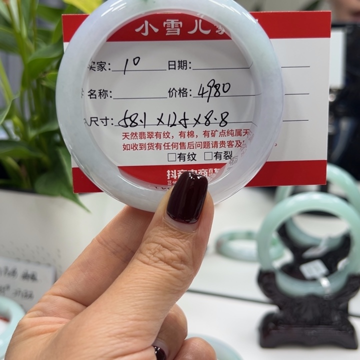 翡翠未镶嵌手镯10                        