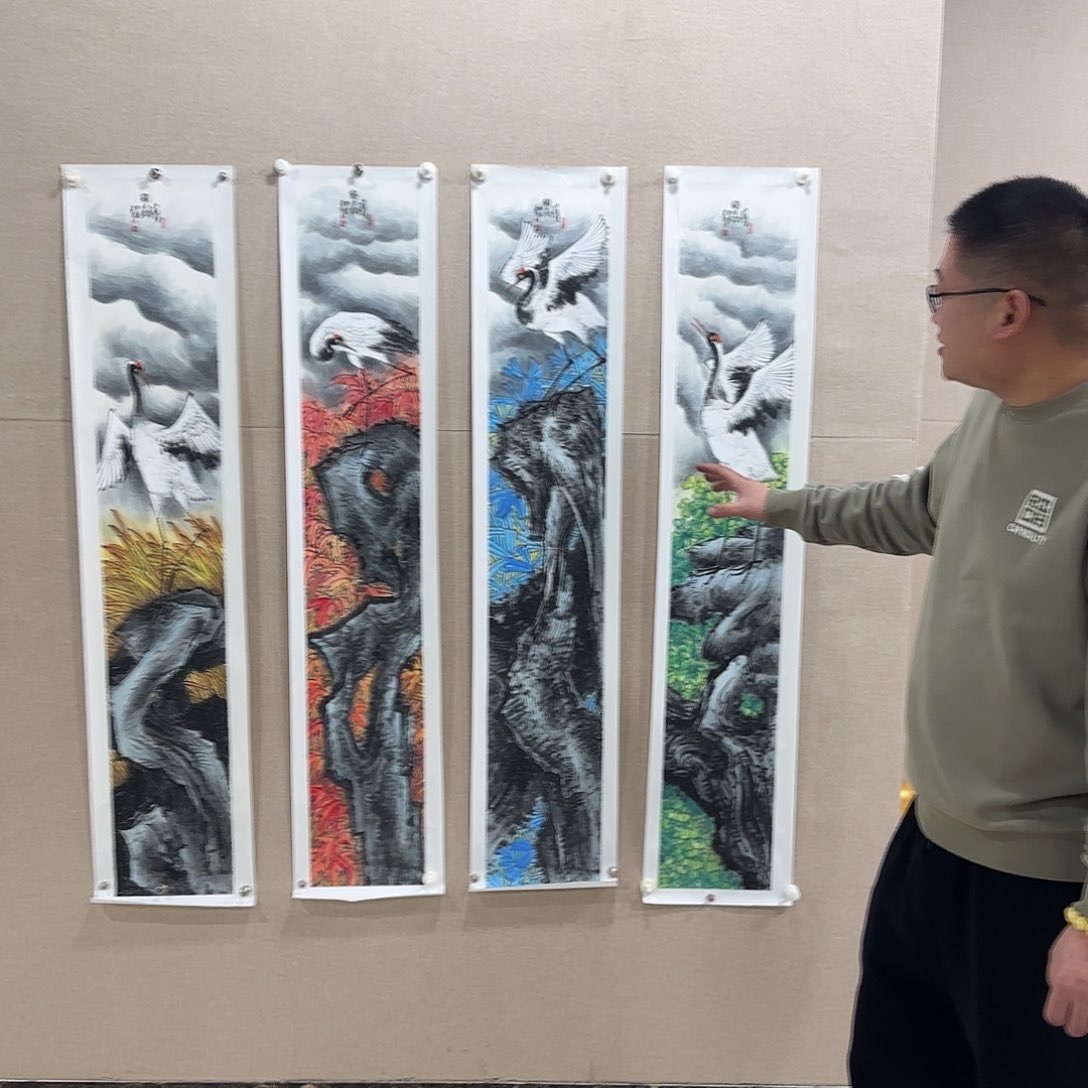 国画薄明君老师精品国画