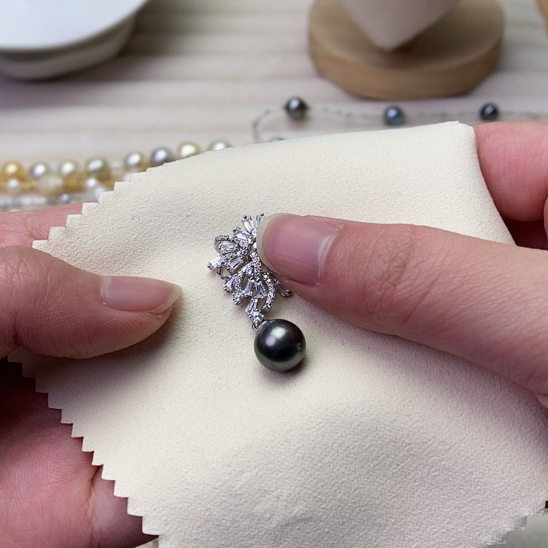 海水珍珠颈饰银S925镶嵌