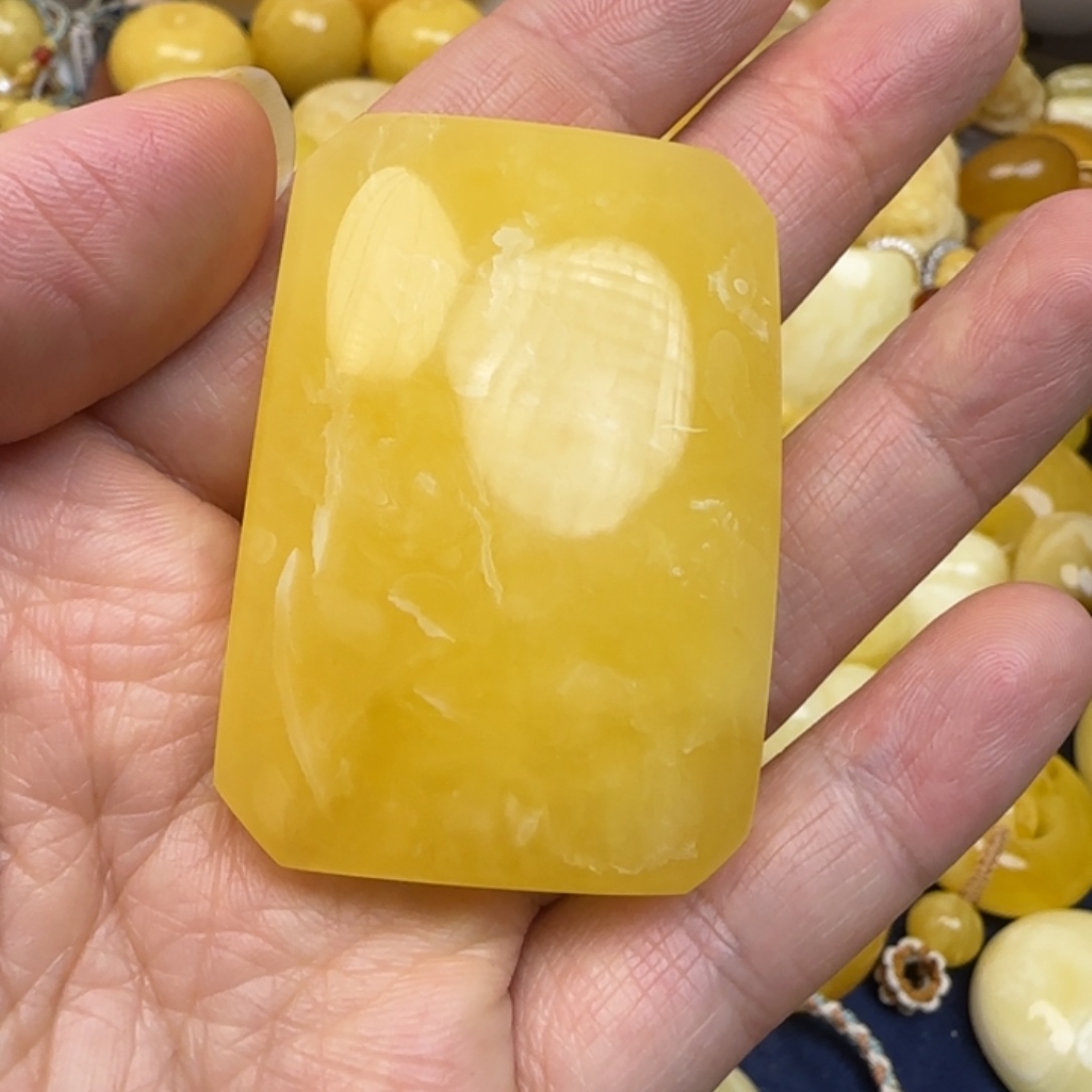 蜜蜡未镶嵌颈饰天然蜜蜡