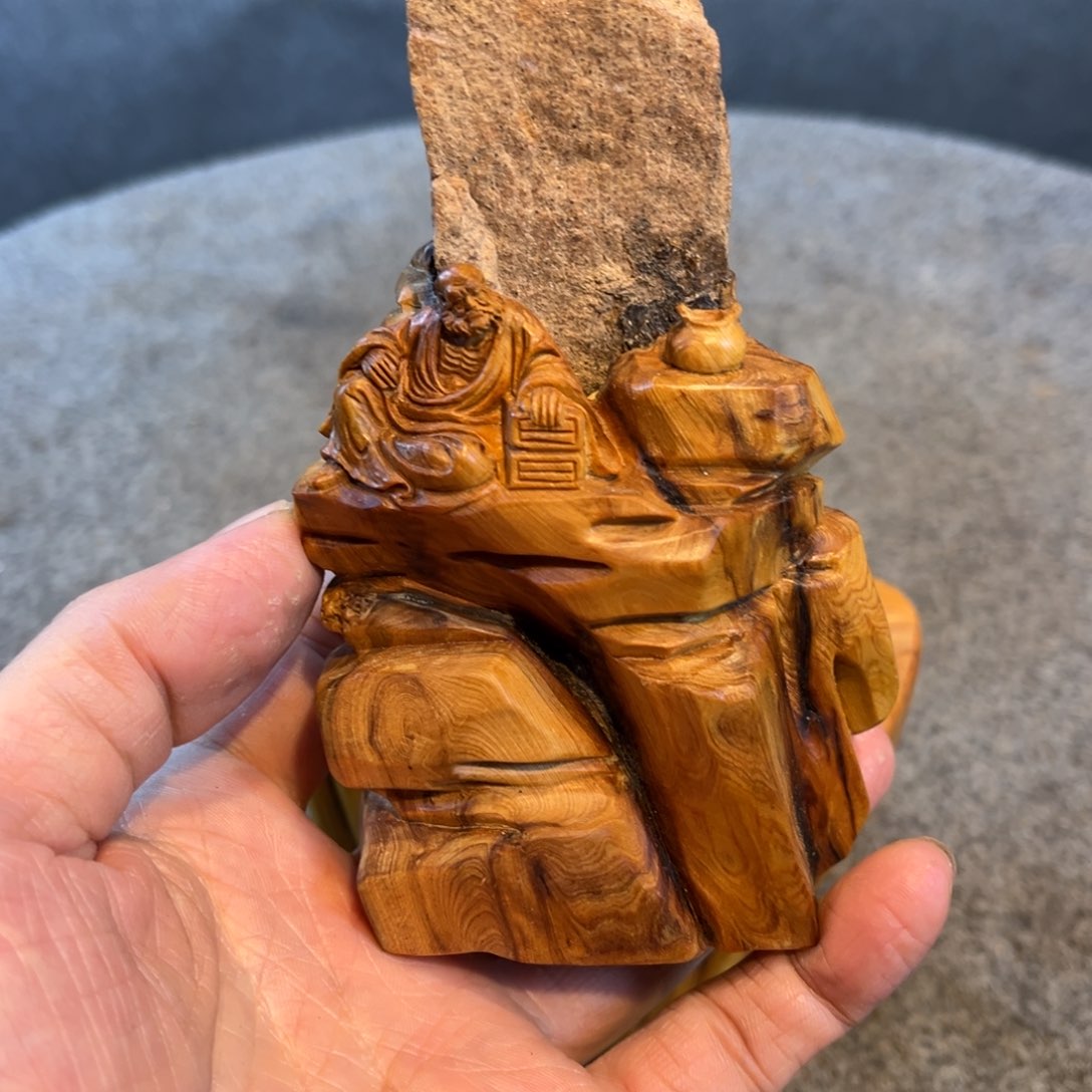 柏木（崖柏）根雕摆件工艺品