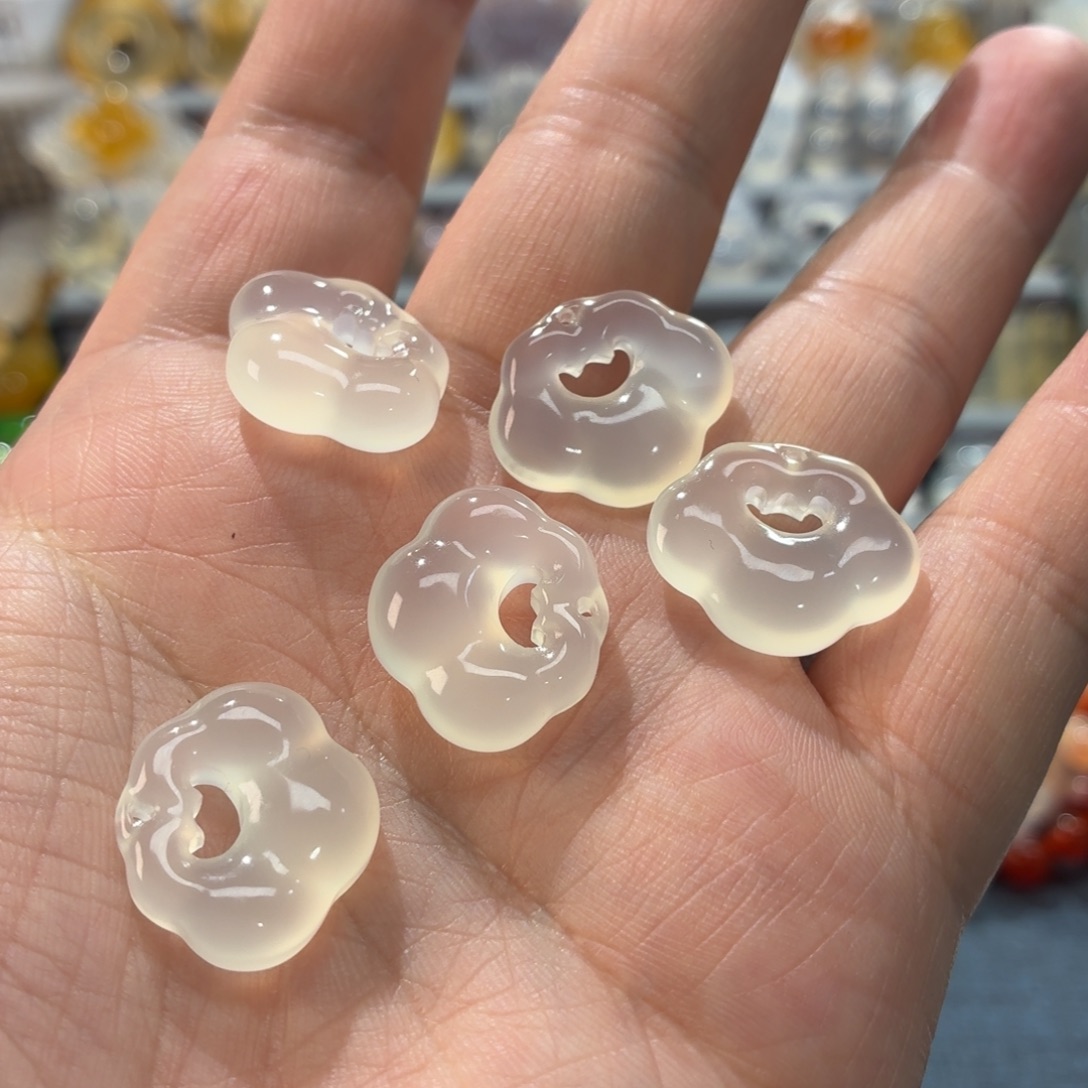 玛瑙/玉髓未镶嵌吊坠(不含链)