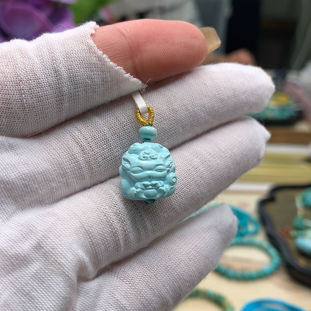 绿松石未镶嵌配饰