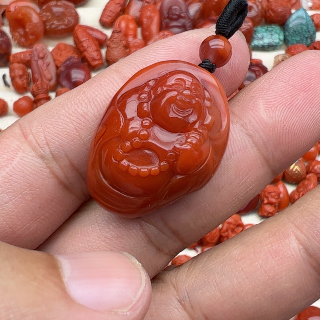 南红玛瑙未镶嵌配饰