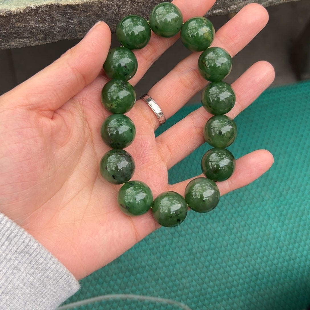 和田玉（碧玉）手串未镶嵌