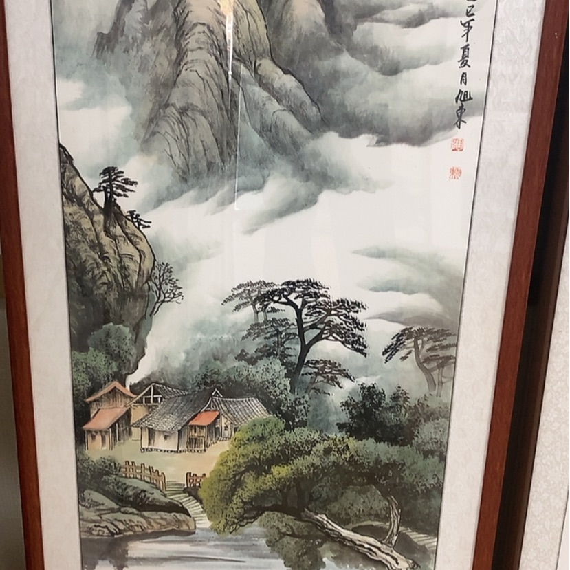 【闪购商品】国画手绘国画带框145.65