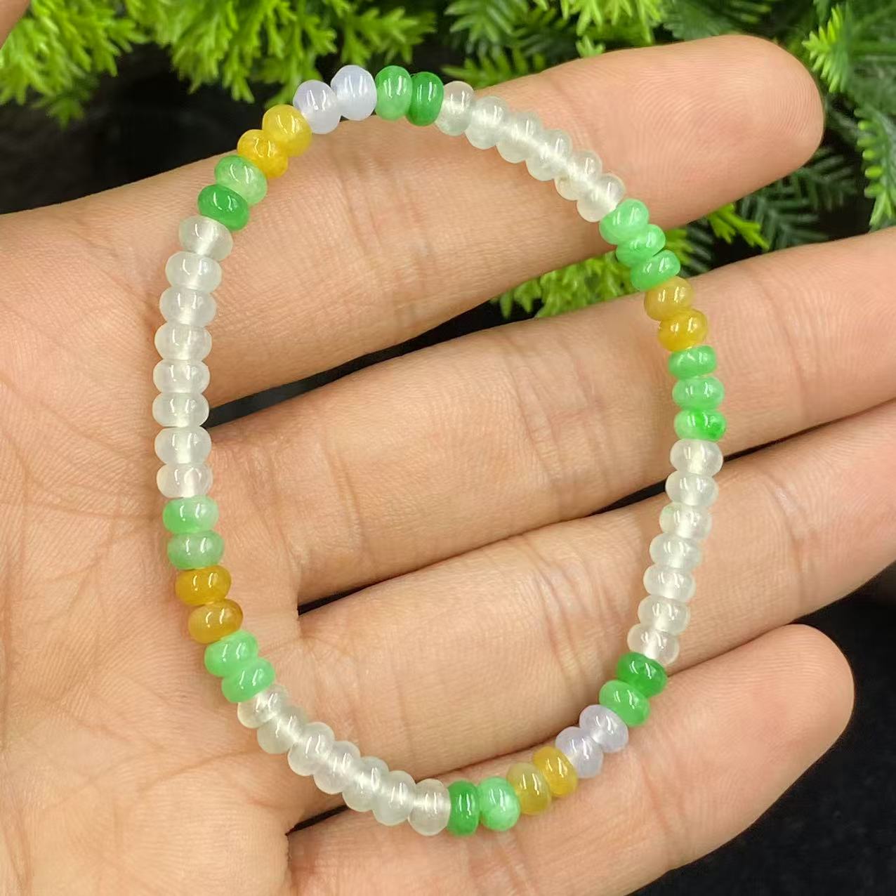 新春大集翡翠手串未镶嵌--珠串5699 3