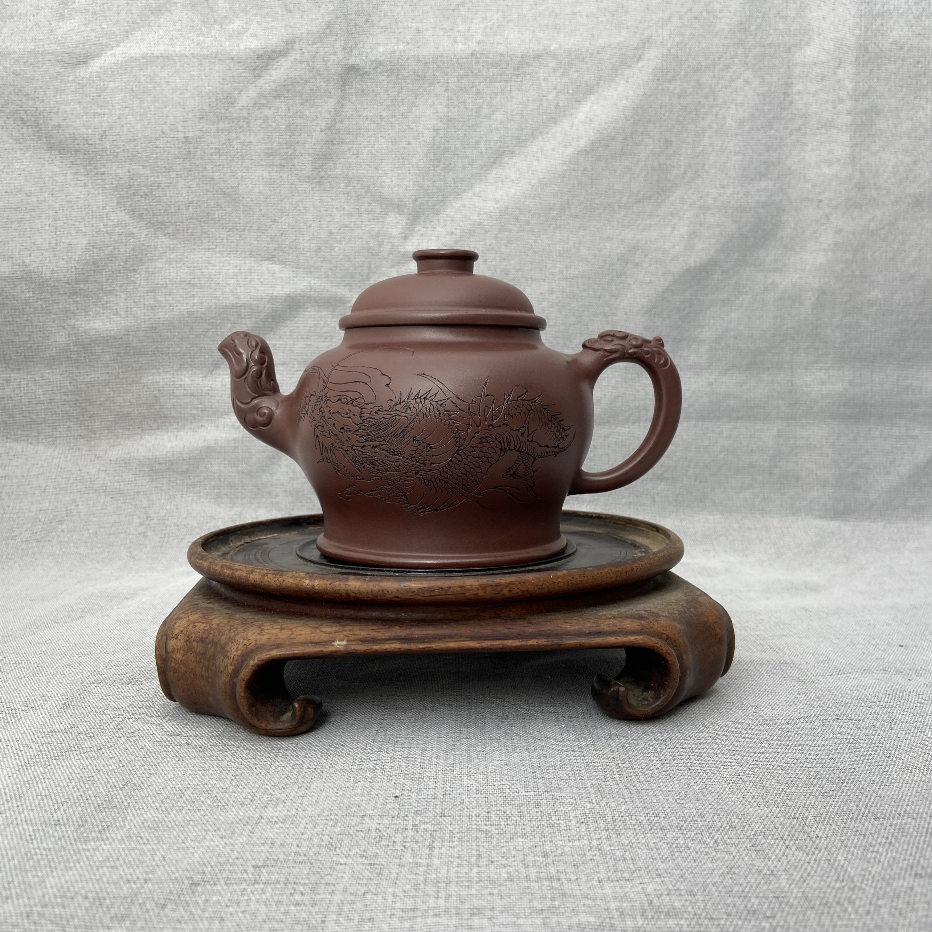 宜兴手工紫砂陶 茶壶GS3499-5