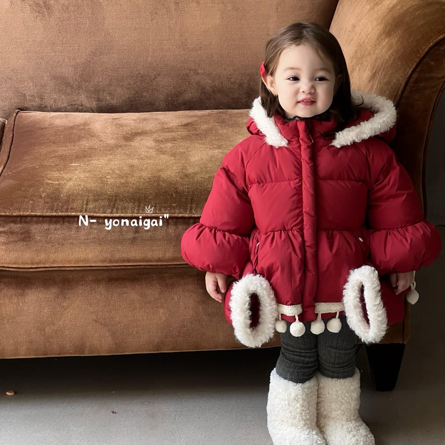 F （701-750）奶盖 韩式小象时尚羽外套