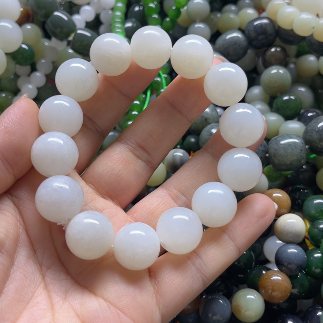 和田玉手链未镶嵌