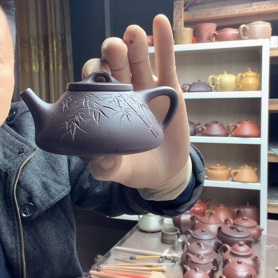 平***栈紫砂茶壶我在外面吃饭呢你在