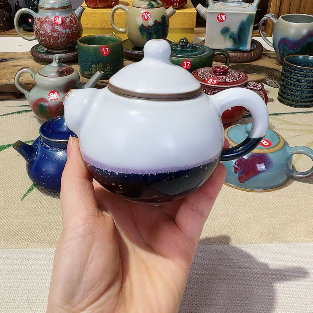 壶禹州钧瓷艺术作品