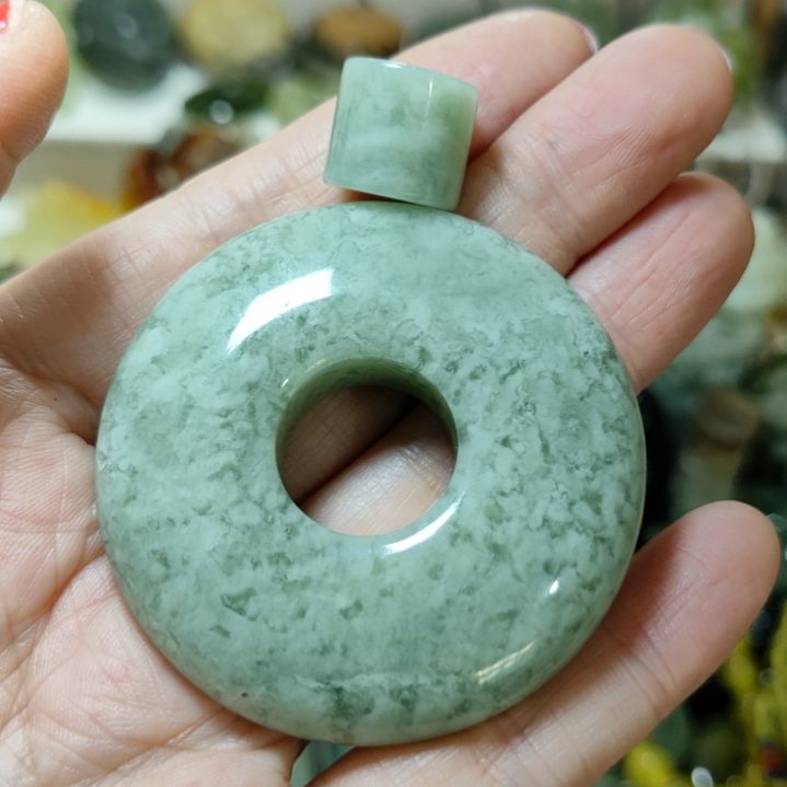 岫玉平安扣未镶嵌