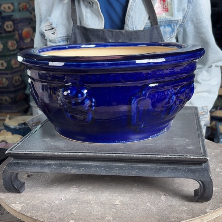 一风堂石湾花盆 内24*13