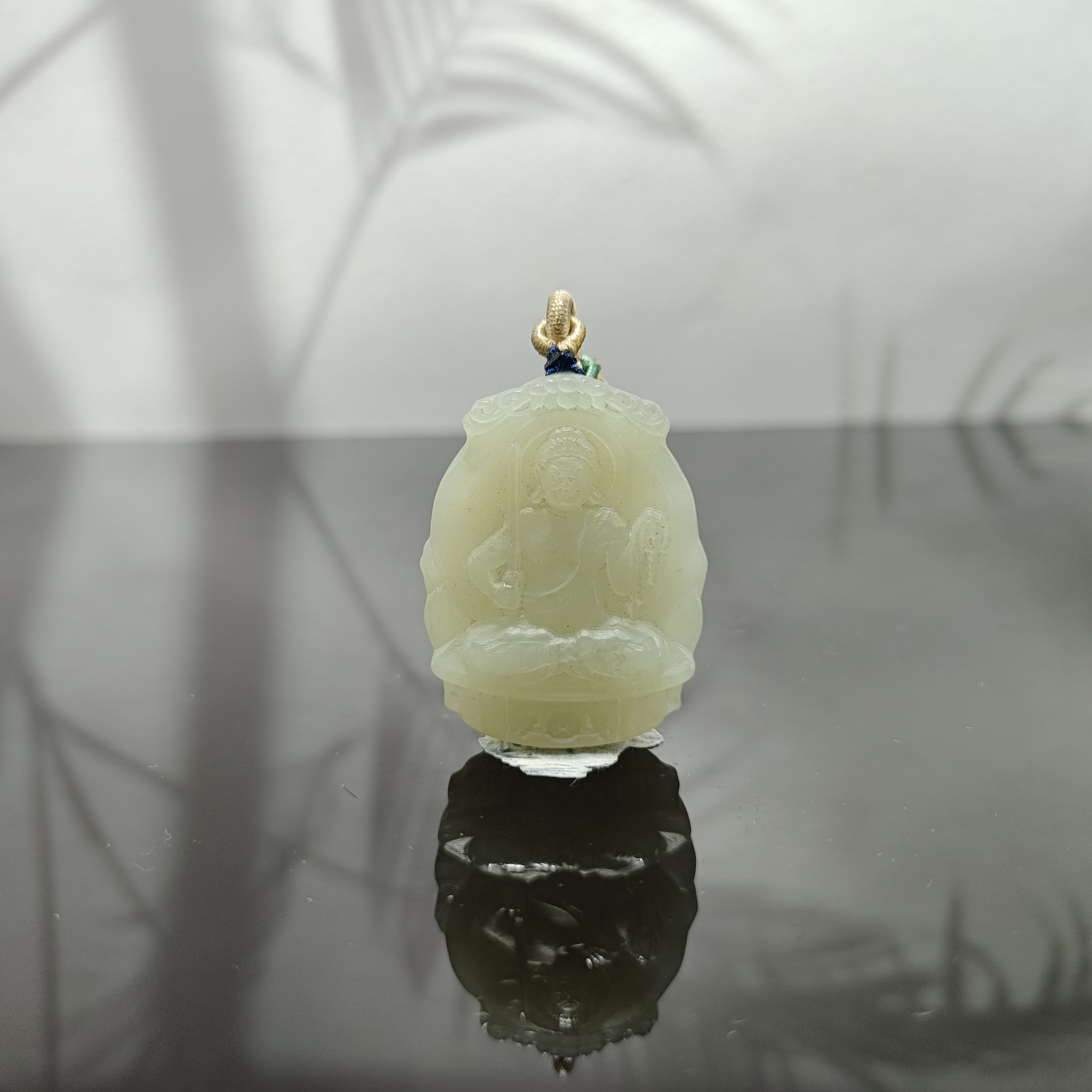 L和田玉不动明王吊坠（鸡）0946