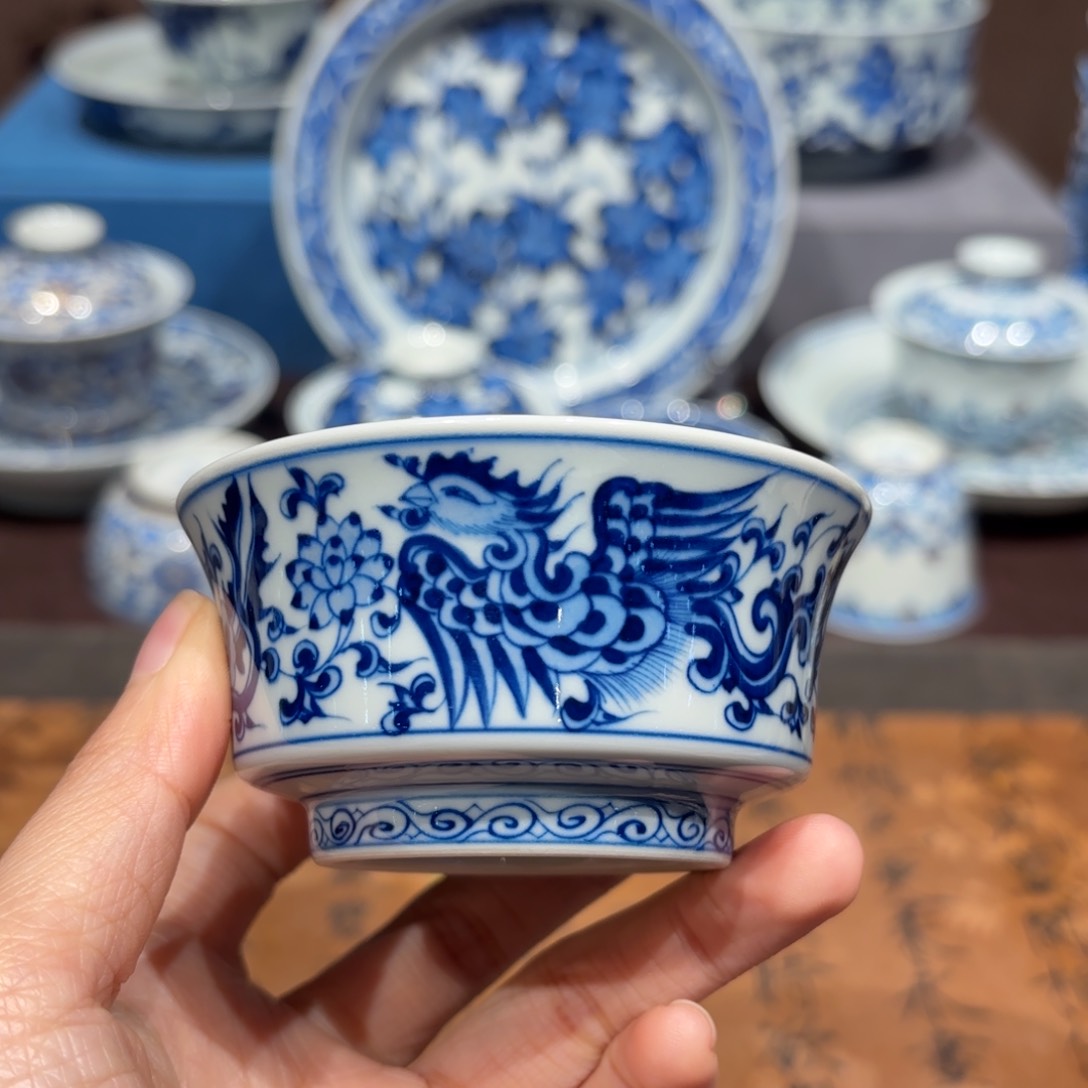 瓷片景德镇纯手工手绘