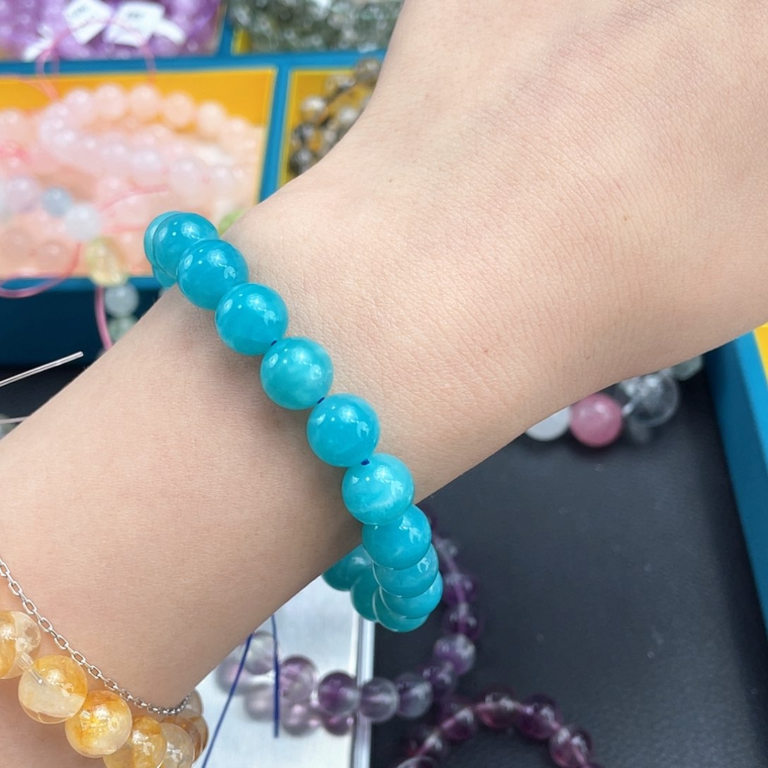 水晶手链未镶嵌天河石