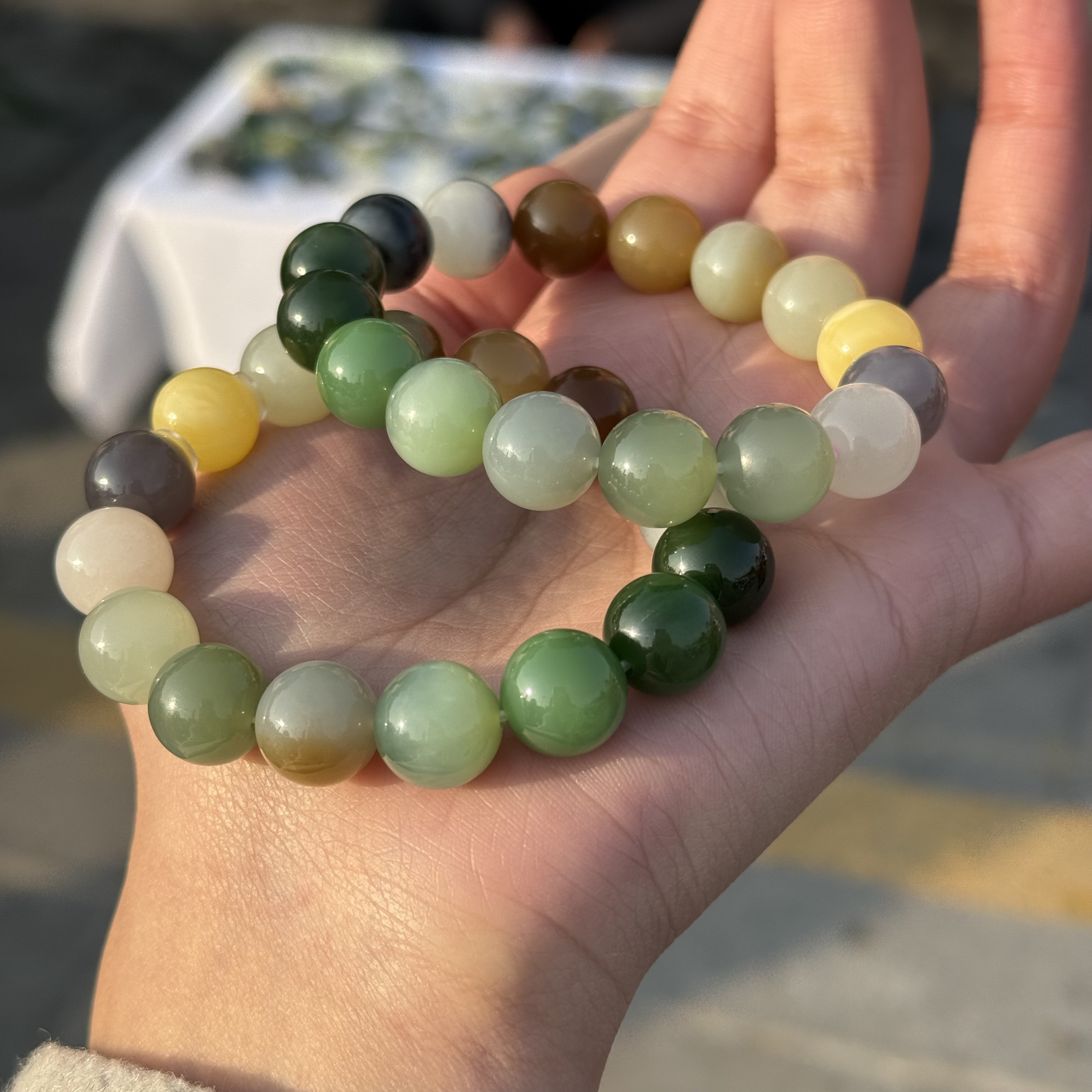 和田玉颈饰未镶嵌卡12多宝豹哥多样性拍一发一