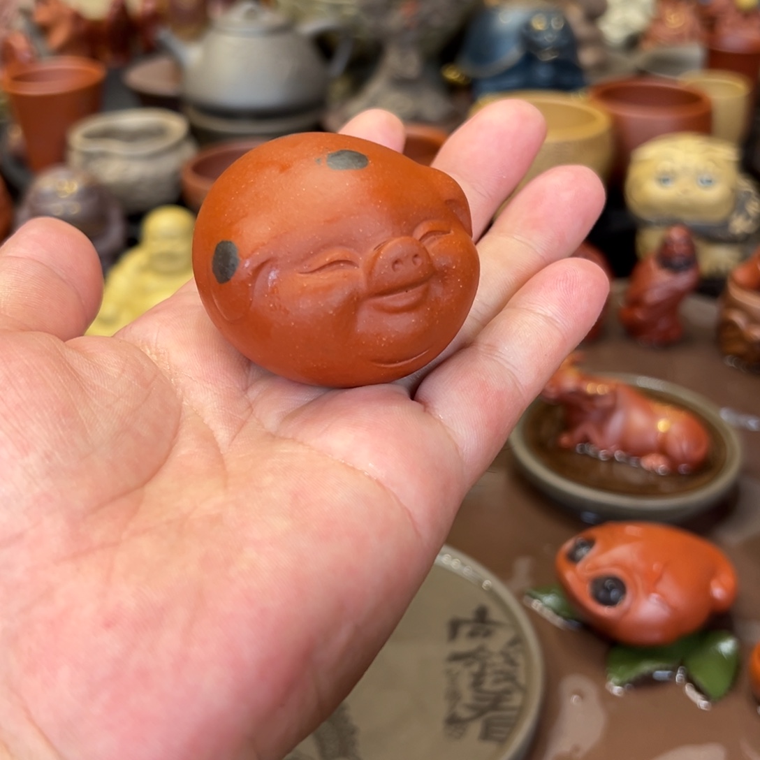 紫砂茶宠紫砂福猪