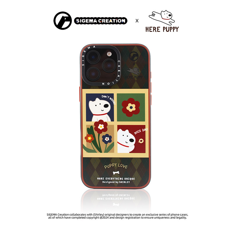 SigemaCreation艺术家Shirley联名手机壳适用iPhone16磨砂磁吸壳