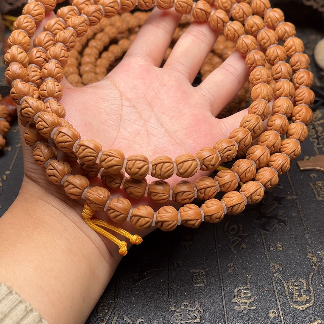 桃核吊坠大肠薄挂