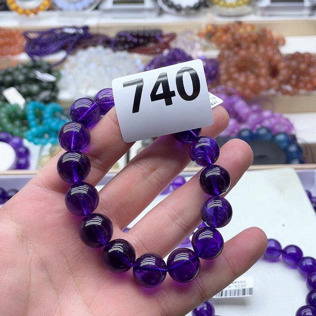 水晶手链未镶嵌李*t天然