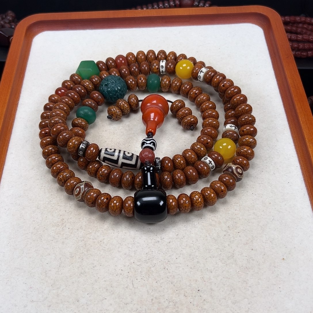 ***星月菩提吊坠星月菩提子