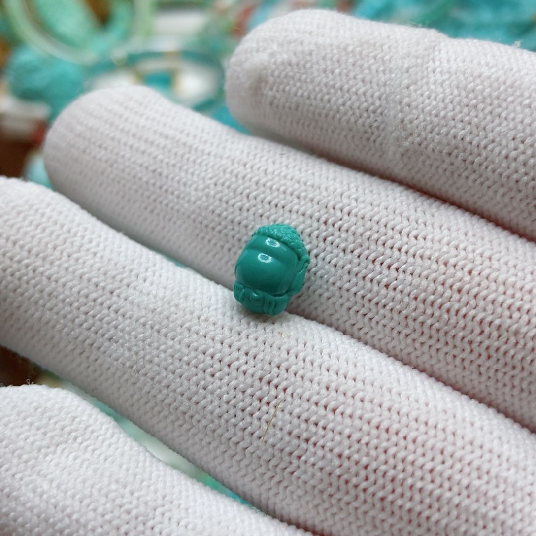 绿松石珠子未镶嵌