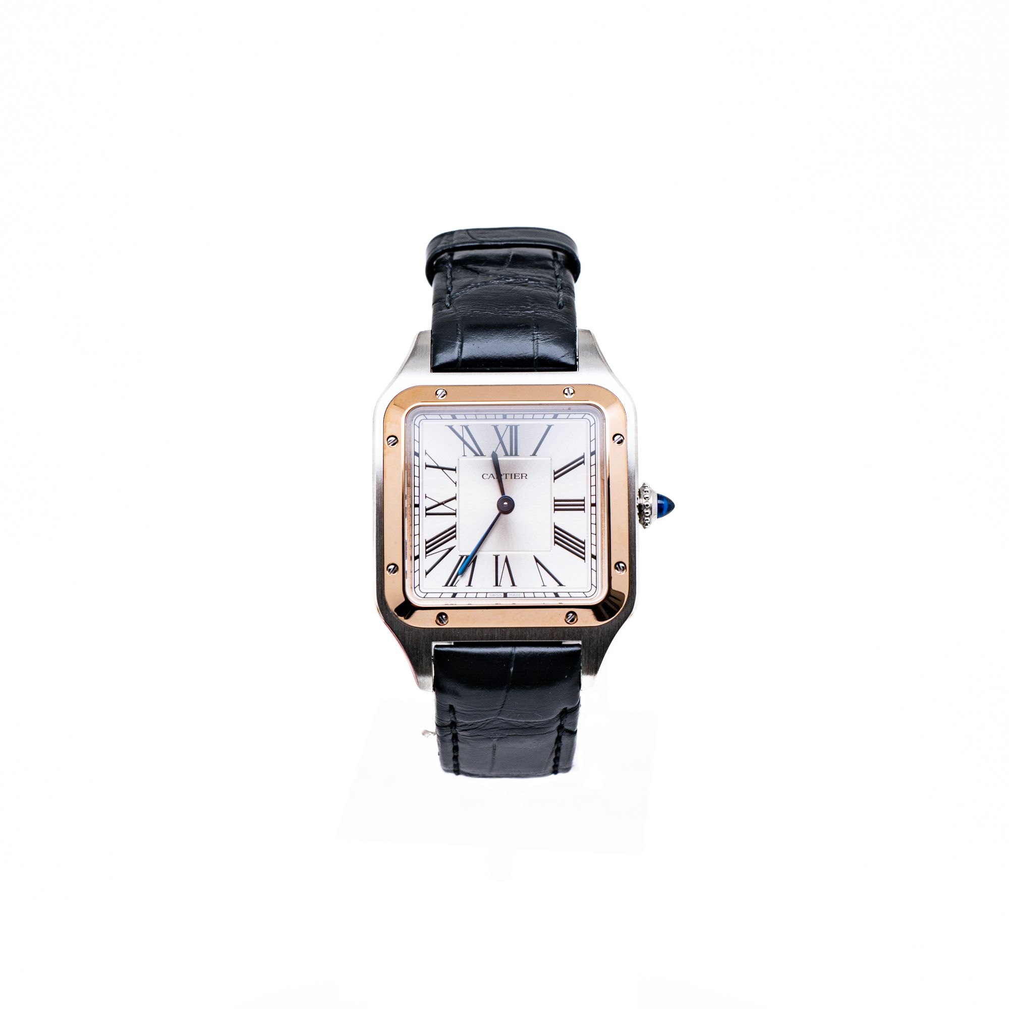 99新 Cartier/卡地亚 山度士W2SA0012 小号间金女士石英 24年