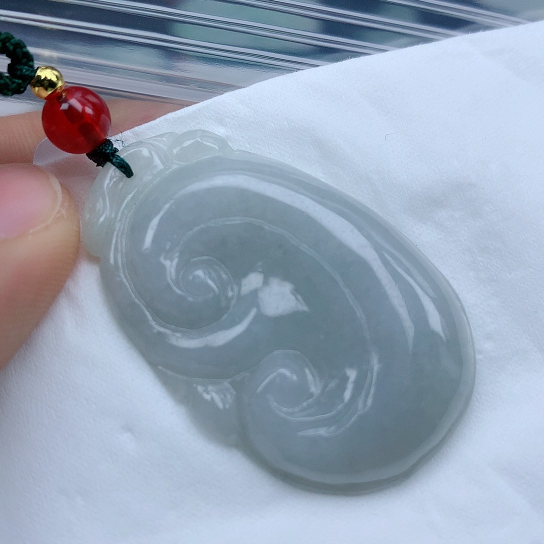 翡翠颈饰未镶嵌吊坠 