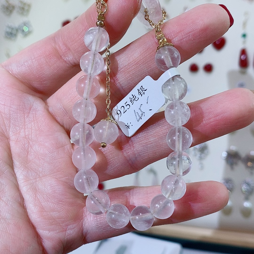 银S925镶嵌淡水珍珠耳饰