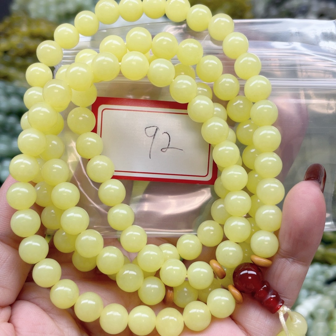 未镶嵌蛇纹石玉手链