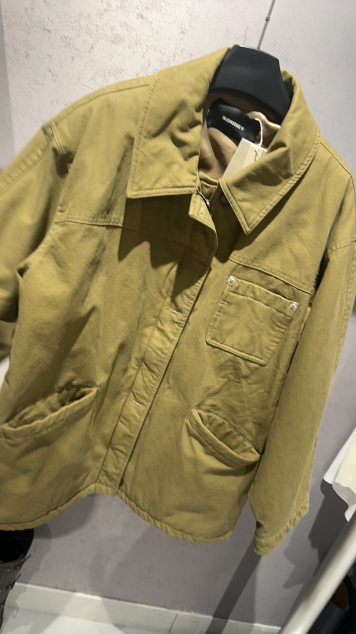 中长款休闲棉服外套