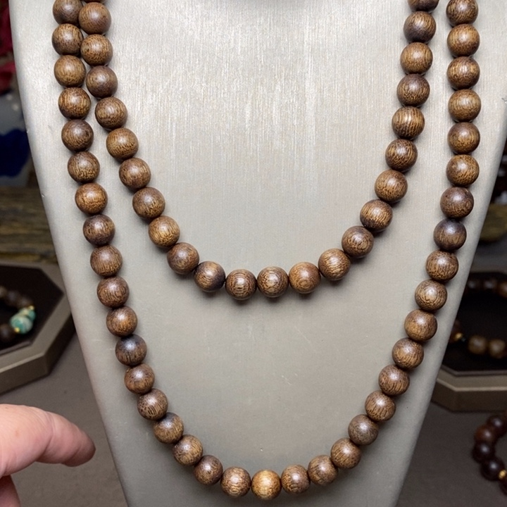 沉香手串越南芽庄绿棋楠金丝玉化蜜结帝王08×108