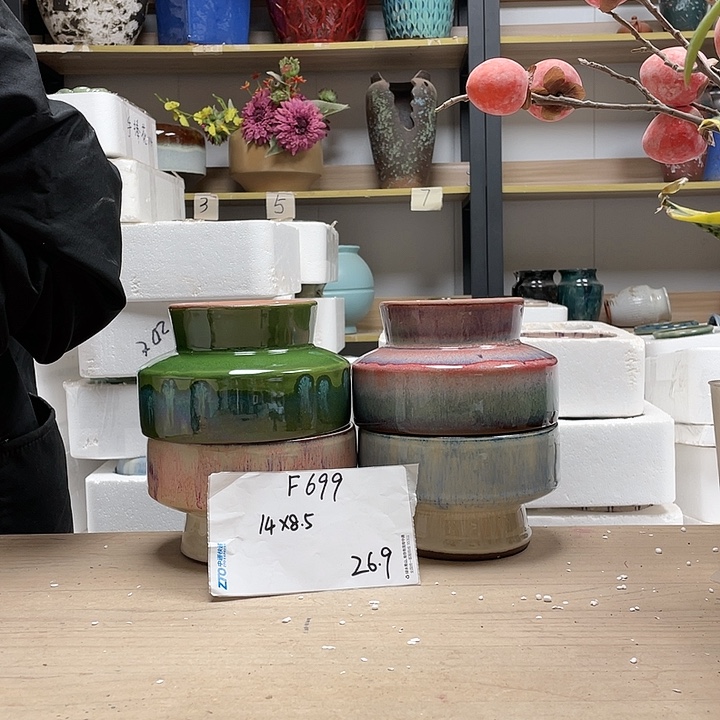 粗陶多肉花盆微瑕699