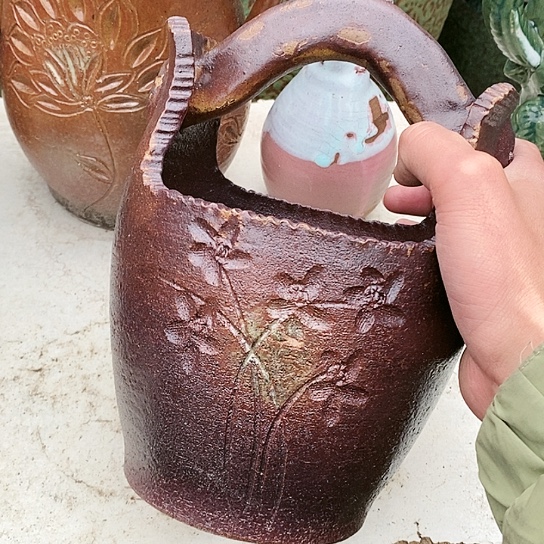 【闪购商品】紫砂花盆17.23花盆花盆