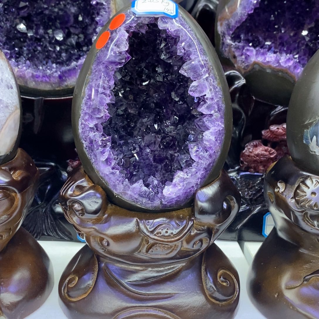 紫晶摆件未镶嵌莹