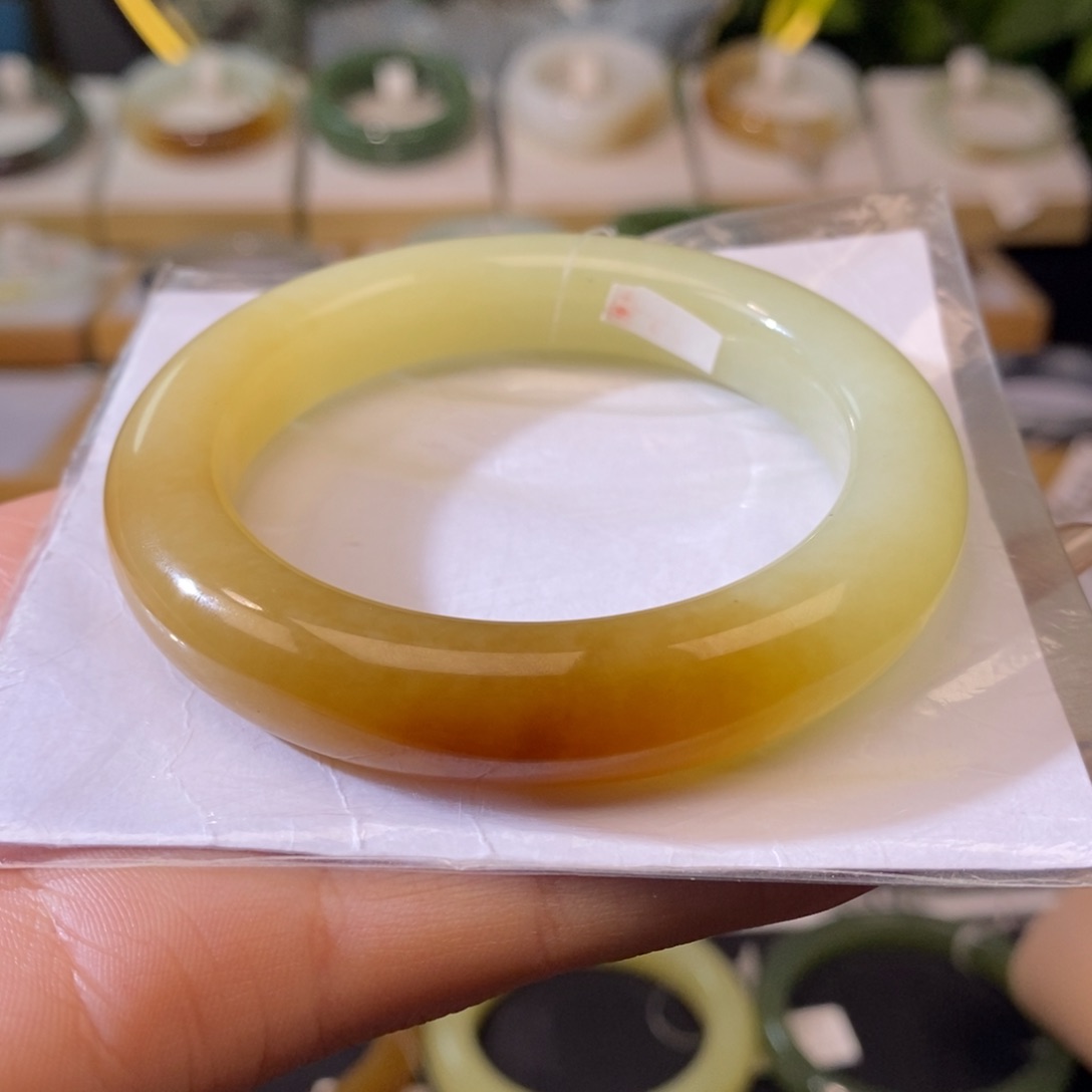 和田玉手镯未镶嵌55+