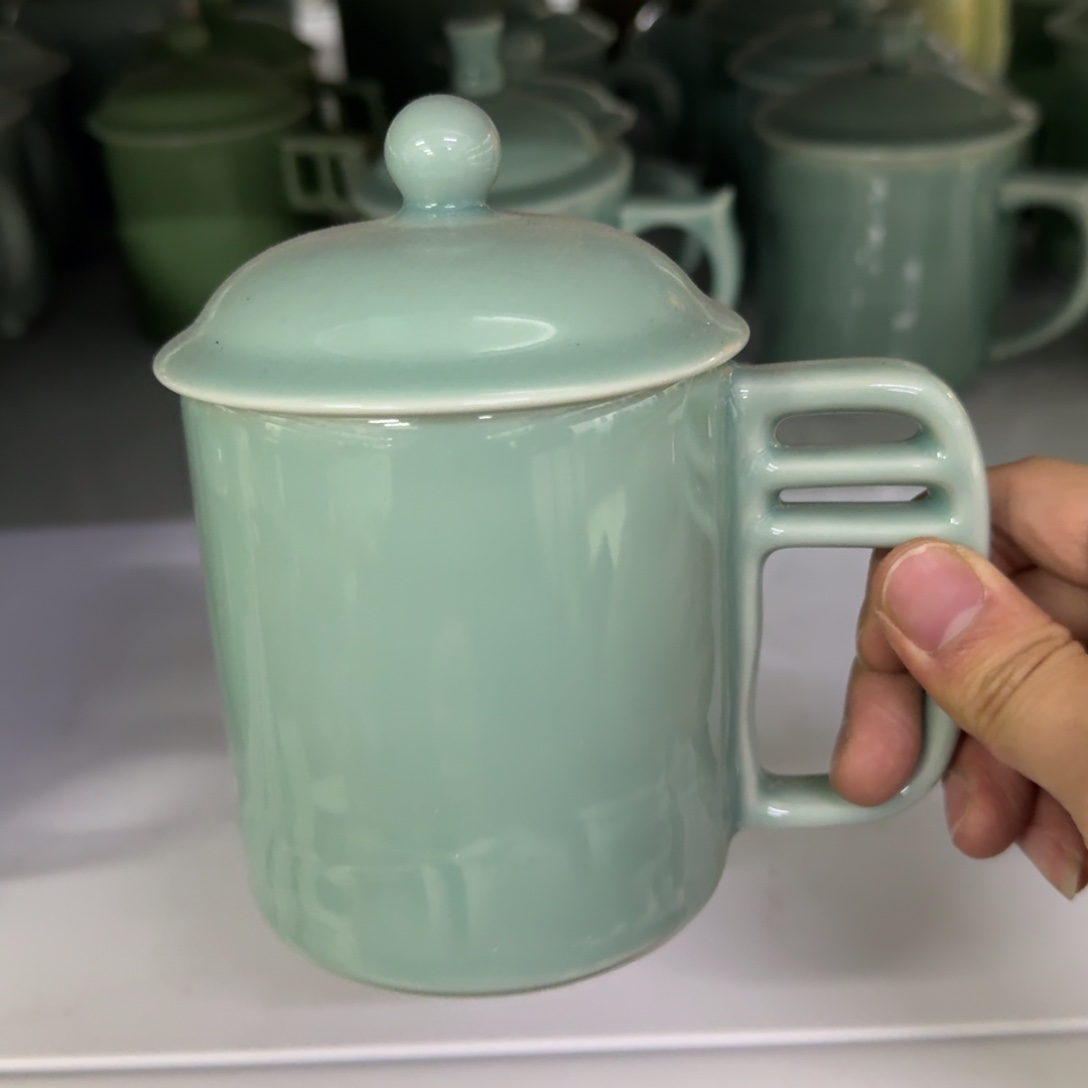 龙泉青瓷茶具微瑕2291