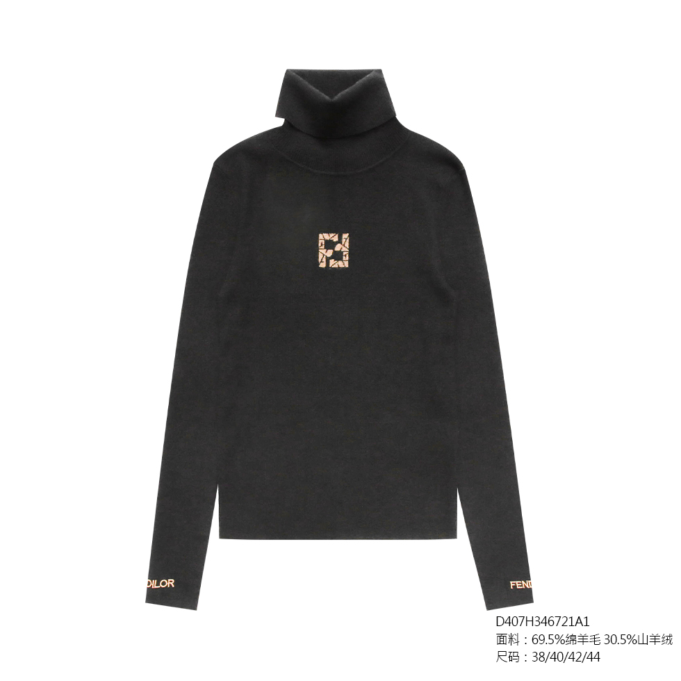 FENDILOR小怪兽25年秋冬款女士毛衫 D407H346721A