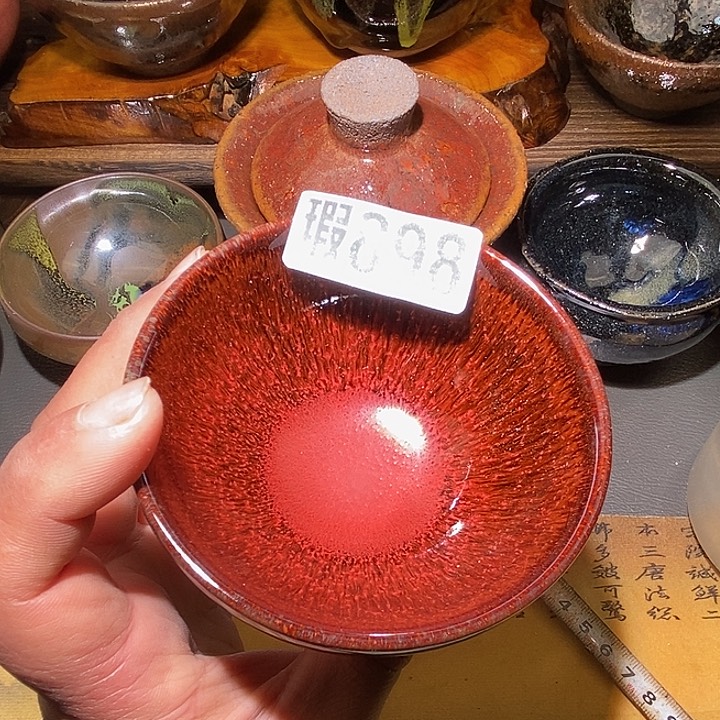 茶盏微瑕建盏主人杯子