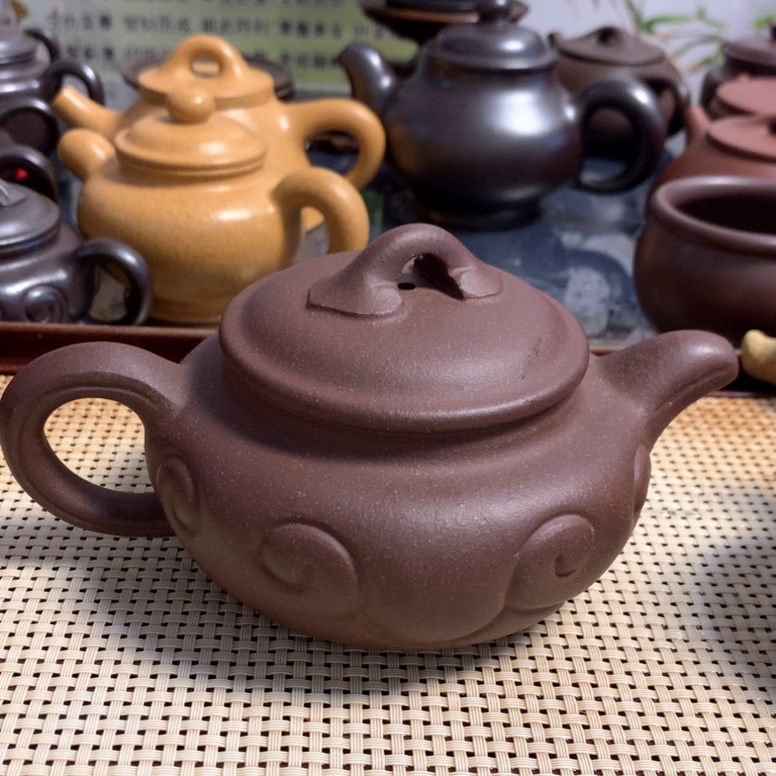 茶壶紫砂宜兴原矿紫泥166