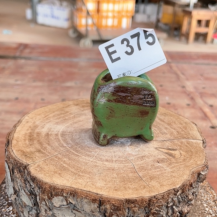 紫砂花盆鼓盆 s 内口3.3x2