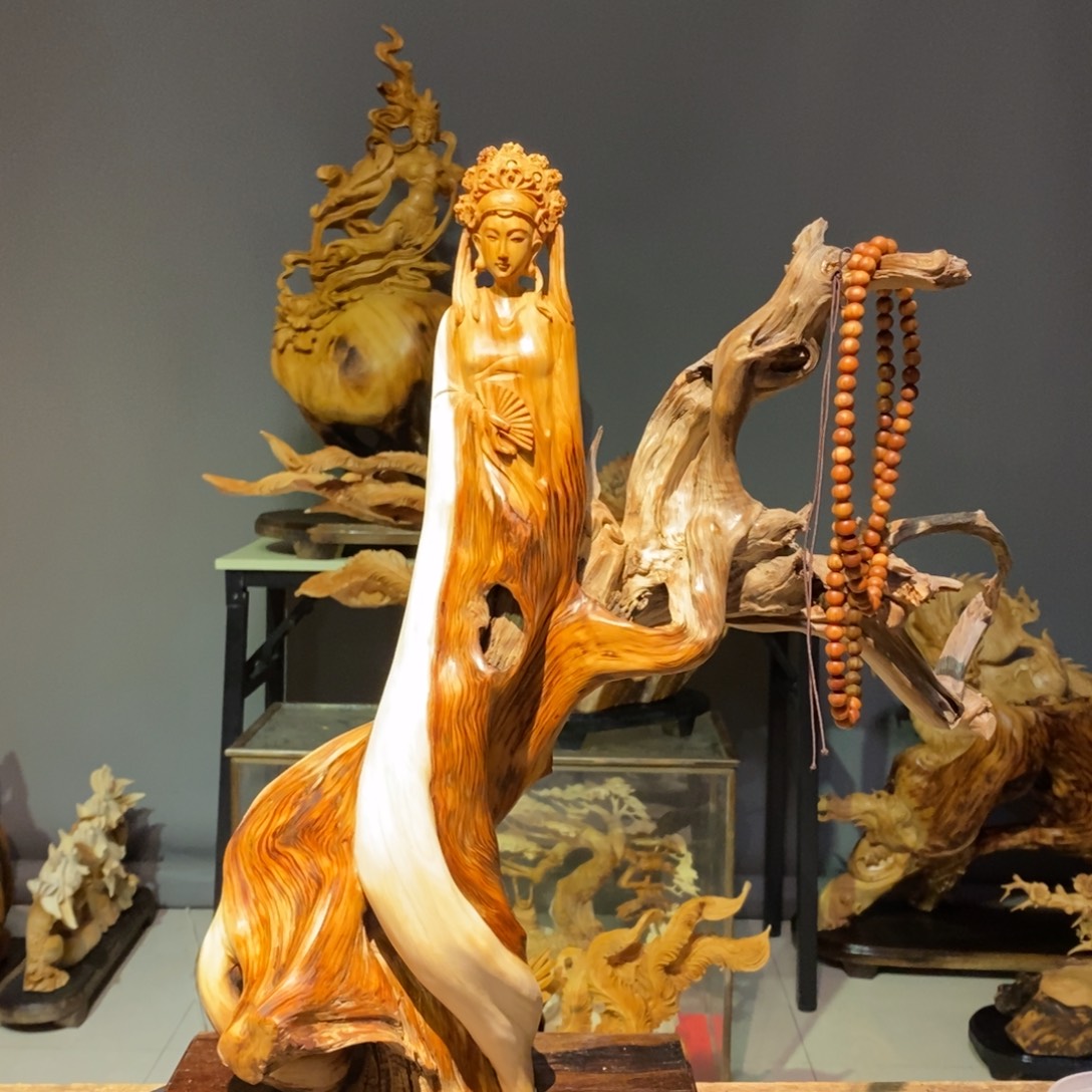 柏木（崖柏）崖柏木雕刻