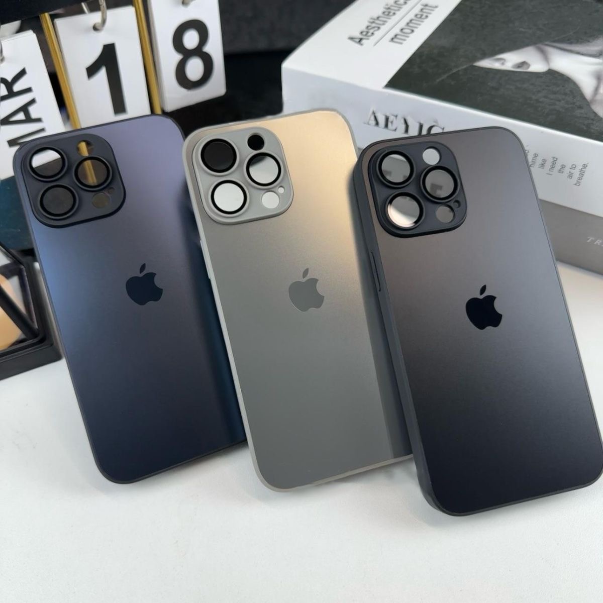 AG磨砂高级感手机壳适用苹果17/16/15/14/13/12亚克力全包防摔壳