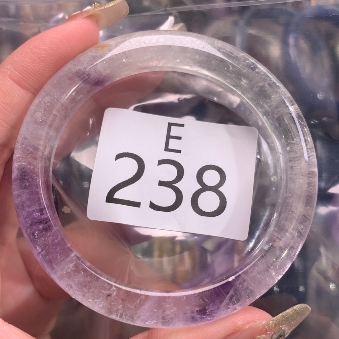 水晶手镯未镶嵌手镯238-56