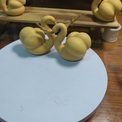 A***云天鹅葫芦摆件家居客厅装饰品