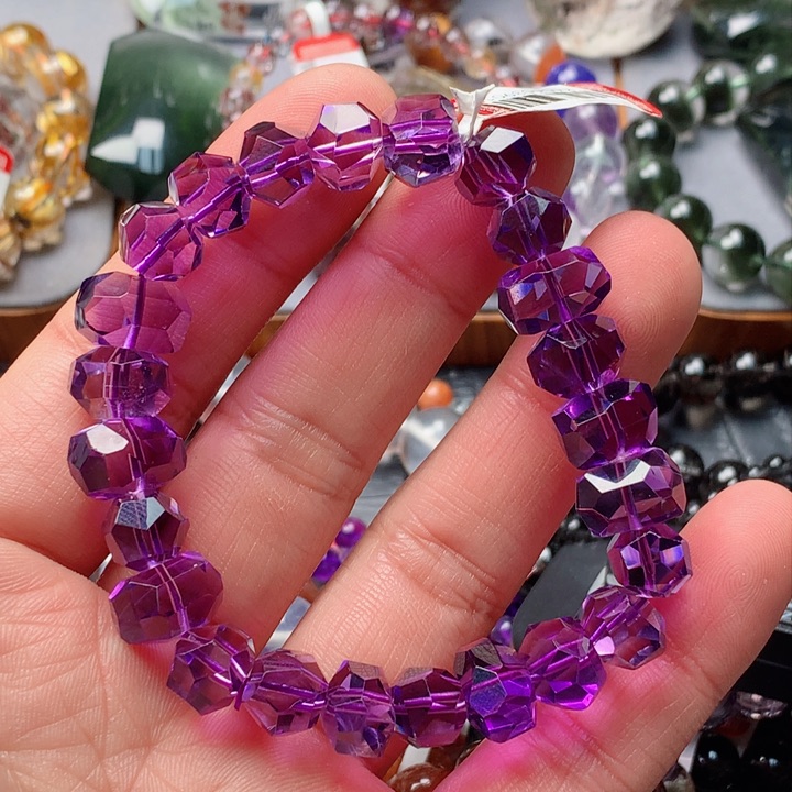 水晶手串未镶嵌天然